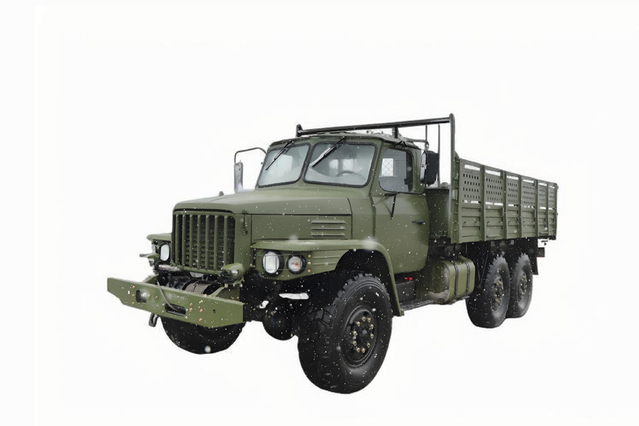 Truk 6×6 klasik DFEQ2100E6D off-road special_penggerak enam roda 245 hidung runcing 140 truk pengangkut_190 tenaga kuda kendaraan militer hidung panjangTruk