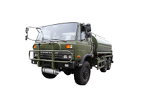 Pabrikan 190 tenaga kuda EQ2102G off-road khusus truk air 10m³_penggerak enam roda 245 kepala datar 153 truk pengangkut cairan price_6×6DFkendaraan militer klasik 210 tenaga kuda 5/8/12/15/20 telepon konfigurasi tangki persegi