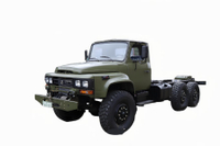 Kendaraan angkutan jalan raya khusus off-road EQ2100E6D lama sasis_penggerak enam roda 245 tip 140 truk_6×6DFkendaraan militer kargo kepala panjang klasik 190 tenaga kuda