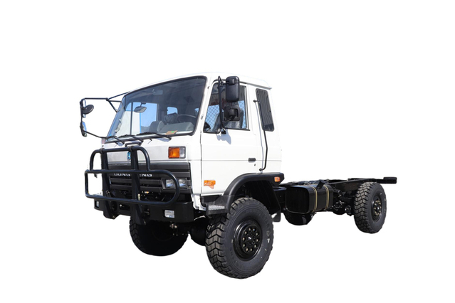 Diperpanjang DF penggerak empat roda EQ2070 sasis off-road_153 modifikasi kendaraan khusus_4×4 kepala datar 170/190/210 tenaga kuda kendaraan off-road kelas dua