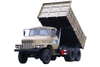 Ban belakang ganda sasis EQ2082 dimodifikasi untuk off-road khusus dumping_belakang delapan roda DF Senapan baja kecil 2,5 ton penggerak enam roda 240 tipping bucket 170 horsepower_6*6 kendaraan angkut teknik klasik 25Y