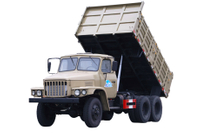 Ban belakang ganda sasis EQ2082 dimodifikasi untuk off-road khusus dumping_belakang delapan roda DF Senapan baja kecil 2,5 ton penggerak enam roda 240 tipping bucket 170 horsepower_6*6 kendaraan angkut teknik klasik 25Y