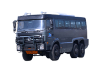 Kendaraan transportasi wisata gurun 25+2 tempat duduk Weichai 340 tenaga kuda_DF Sasis khusus off-road yang dimodifikasi akses desa komuter pertambangan_6*6 klasik 25Y disesuaikan 18/20/23/25/27/28/30/35 bus pedesaan Bus transportasi kebakaran hutan Tiongkok-Brasil