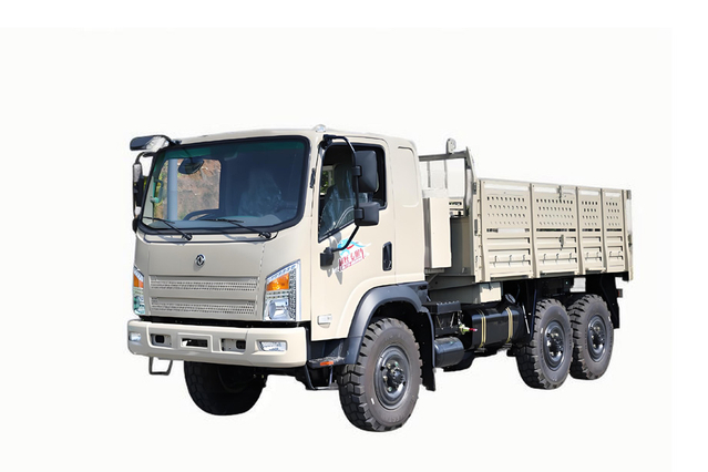 EQ2082DF Truk ringan 2,5 ton berpenggerak enam roda_170 tenaga kuda truk off-road kepala datar yang dimodifikasi_kendaraan khusus seri 'Bobcat' 6*6