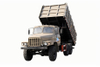 EQ2082 truk sampah khusus off-road_DF Penggerak enam roda klasik 240 tipper truk 170 tenaga kuda_meriam baja kecil 2,5 ton 6*6 transportasi teknik klasik 25Y
