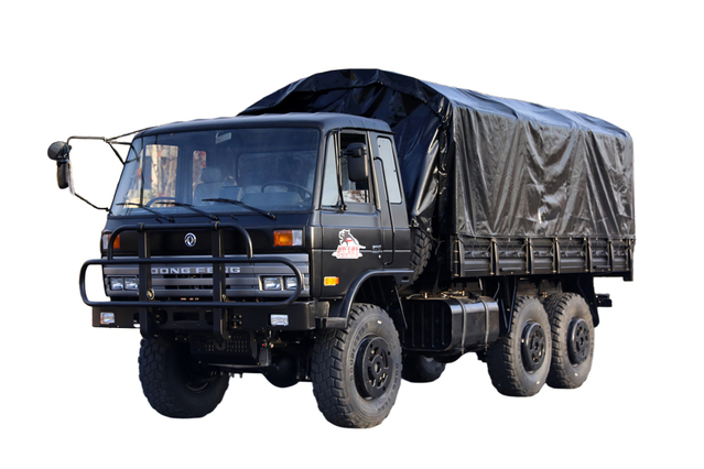 Truk khusus off-road 190 HP EQ2102G dengan terpal_Penggerak enam roda 245 kepala datar 153 produsen truk pengangkut_6×6DFHarga konfigurasi kendaraan kargo kendaraan militer klasik 210 HP