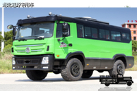 210 tenaga kuda DF Sasis EQ2070 dimodifikasi off-road Bus_4×4 off-road eksklusif untuk setiap desa_ Penggerak empat roda Konfigurasi bus besar 25 kursi