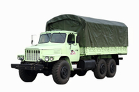 6×6 truk militer klasik EQ2100E6D_penggerak enam roda 245 tip 140 truk pengangkut kargo_190 tenaga kuda kepala panjang khusus off-road