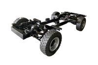 4*4 suspensi independen yang disesuaikan_penggerak empat roda 6/8/10 ton pegas tipe III sasis_150/170/190/195/200/220 tenaga kuda kendaraan khusus off-road