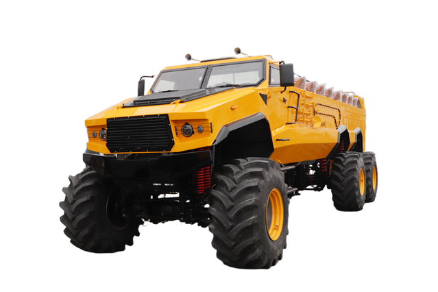 Penggerak enam roda 420 tenaga kuda Produsen kendaraan wisata gurun 24+2 tempat duduk_6×6 sasis khusus off-road konfigurasi kendaraan angkutan wisata yang dimodifikasi_Perjalanan pertambangan 6*6 kustomisasi klasik 18/20/23/25/27/28/30/35 Telepon Bigfoot