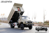 Yuchai 240 HP DF 4×4 tip dump_penggerak empat roda depan 7 ton belakang 13 ton kendaraan khusus dump_long head kendaraan rekayasa pengangkat hidrolik