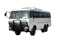 Bus 28+2 tempat duduk EQ2082 modifikasi sasis khusus off-road_DF2,5 ton 240 senjata baja kecil penggerak enam roda 190 tenaga kuda_6*6 klasik 25Y disesuaikan 18/20/23/25/28/30/35 minibus