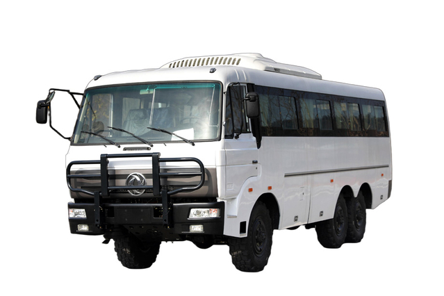 Bus 28+2 tempat duduk EQ2082 modifikasi sasis khusus off-road_DF2,5 ton 240 senjata baja kecil penggerak enam roda 190 tenaga kuda_6*6 klasik 25Y disesuaikan 18/20/23/25/28/30/35 minibus