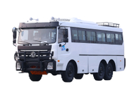 Sasis bus 28+2 tempat duduk EQ2082 190 tenaga kuda dimodifikasi_DF2,5 ton 240 senjata baja kecil penggerak enam roda off-road special_6*6 klasik 25Y disesuaikan 18/20/23/25/28/30/35 minibus