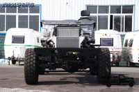 Sasis khusus off-road penggerak empat roda 4×4 yang dapat disesuaikan_ Sasis depan 5 ton dan belakang 7 ton semua penggerak Kategori 4 sasis_ Kendaraan gandar ganda ban tunggal belakang penggerak empat roda