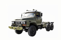 Sasis klasik EQ2082 Meriam baja kecil 25Y_DF240 truk off-road 170 tenaga kuda tip_6*6 kendaraan khusus sasis 2,5 ton