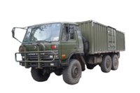 DFEQ2102 van papan bergelombang khusus off-road yang dimodifikasi_penggerak enam roda 246 kepala datar 153 kendaraan kantor bergerak luar ruangan_6×6 klasik kendaraan kabin bergerak 190/210 tenaga kuda/van kemping liar
