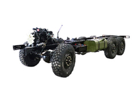 EQ2100E6D/EQ2102 truk khusus off-road kategori III sasis_245/246 penggerak enam roda 140 truk pengangkut_6×6DFkendaraan militer klasik 190 tenaga kuda Sasis truk