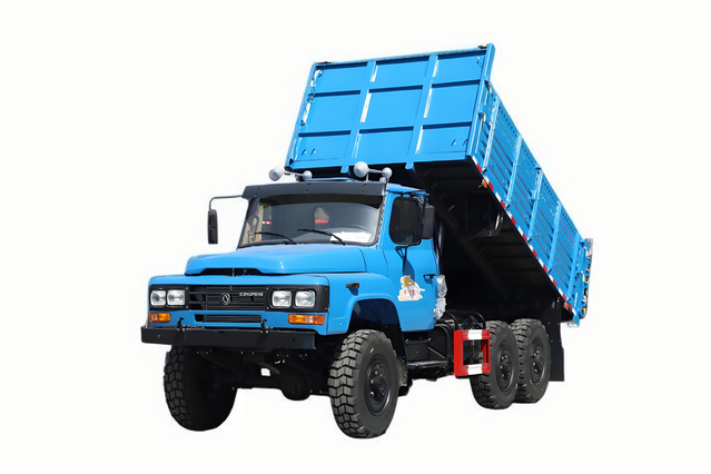 EQ2082 truk khusus off-road dump_DF meriam baja kecil 2,5 ton penggerak enam roda 240 kargo 170 tenaga kuda tipper_6*6 truk pengangkut teknik 25Y klasik
