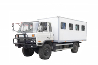 Sasis penggerak empat roda EQ2070 dimodifikasi 153 van off-road_4×4DFBus190 tenaga kuda 4×4 tiga setengah ton diesel_kabin 20/24/28/32/40 tempat duduk