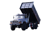 190 tenaga kuda EQ2100E6D dump khusus off-road baru_penggerak enam roda 245 runcing 140 kendaraan angkut_6×6 tempat pembuangan kendaraan militer kepala panjang klasik