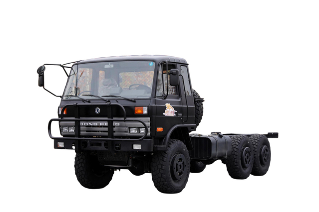 Sasis truk khusus off-road EQ2102G 190 tenaga kuda_penggerak enam roda 245 kepala datar 153 kendaraan angkut_6×6DFkendaraan militer klasik 210 tenaga kuda kendaraan kargo platform tipe II