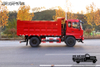 210 HP 4×2DF baris dump truck semi-dedicated_5 ton di depan dan 13 ton di belakang truk pengangkut tanah, batu dan pasir_dump truck untuk mengangkut pekerjaan tanah dan bijih di lokasi konstruksi kotoran