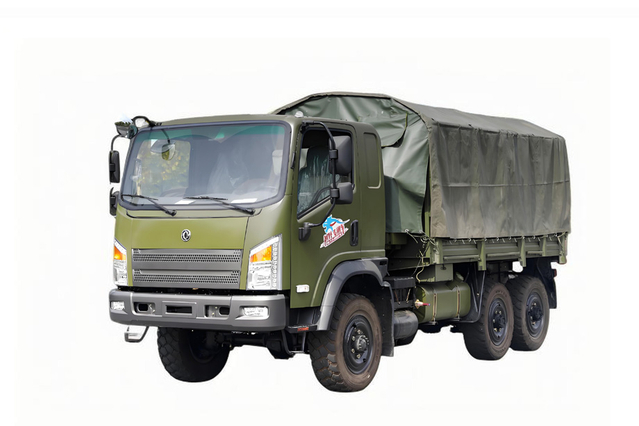 EQ2082 konfigurasi truk enam roda berkekuatan 170 tenaga kuda_DF6×6'Bobcat' pabrikan truk kecil off-road_6*6 kendaraan khusus