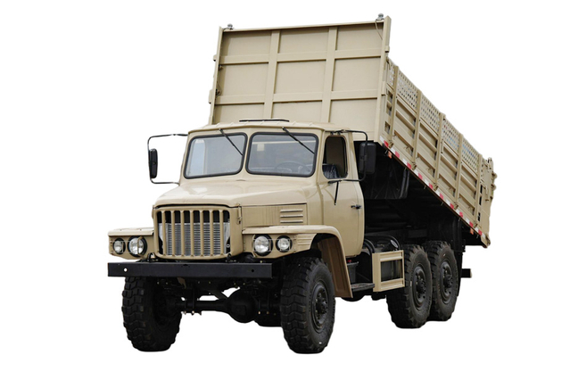 Sasis EQ2082 yang ditingkatkan dimodifikasi untuk dumping khusus off-road_DF Senapan baja kecil 2,5 ton penggerak enam roda 240 tipping bucket 170 tenaga kuda_6*6 kendaraan angkut teknik klasik 25Y