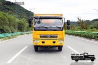 DFTruk kotak kecil penggerak 4×2 kiri/kanan_160 tenaga kuda truk kecil dan ringan mikro pintu samping belakang kontainer_kustomisasi kotak 4,3m