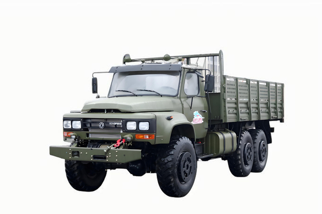 EQ2100E6D kendaraan angkutan khusus off-road_penggerak enam roda 245 tip 140 truk_6×6DFkendaraan militer hidung panjang klasik 190 tenaga kudaTruk