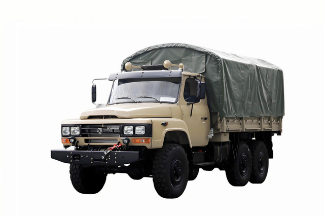 Meriam baja kecil 2,5 ton EQ2082 truk khusus off-road_DF Kaca besar penggerak enam roda 240 kapasitas kargo 170 tenaga kuda_6*6 truk pengangkut teknik klasik 25Y