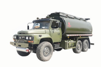 8/10/12 meter kubik EQ2100E6D truk tangki bahan bakar khusus off-road_penggerak enam roda Truk tangki 245 runcing 140_6×6DFkapal tanker air klasik 190/210 tenaga kuda