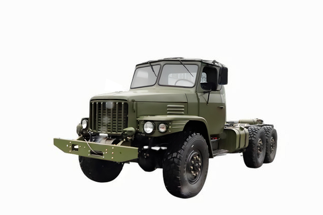 Penggerak enam roda EQ2100E6D kendaraan angkutan jalan khusus off-road chasis_245 hidung runcing 140 truk_6×6DFkendaraan militer kargo hidung panjang klasik 190 tenaga kuda