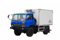 Sasis semi-baris 145 EQ2070 dimodifikasi truk berpendingin kubik 5/8/10/12/15_4×4 truk kotak khusus off-road_Produsen kustomisasi truk penggerak penuh