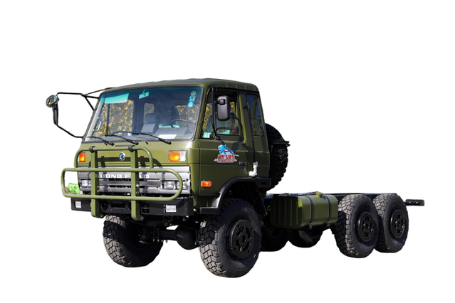 Konfigurasi sasis truk khusus off-road EQ2102G berkekuatan 190 tenaga kuda_Penggerak enam roda 245 harga kendaraan angkut kepala datar 153_6×6DFkendaraan militer klasik berkekuatan 210 tenaga kuda, konfigurasi platform kelas dua