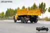 EQ2082DF Kendaraan khusus penggerak enam roda_Truk meriam EQ240 kaca ganda truk off-road_konfigurasi kargo 6×6 tip 25Y