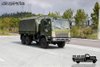 DFEQ2082 truk ringan kendaraan khusus off-road_2,5 ton EQ2082 truk kepala datar yang ditingkatkan_Penggerak 6 roda Ban off-road truk kecil kepala datar EQ240/25Y