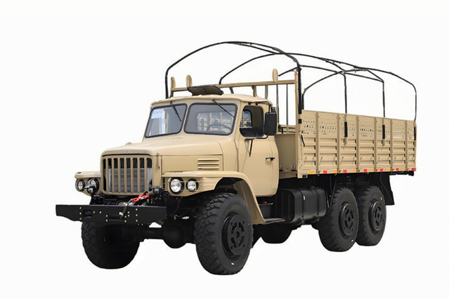 DFKendaraan khusus off-road EQ2082_penggerak enam roda 240 kargo truk 170 tenaga kuda_meriam baja kecil 2,5 ton 6*6 transportasi teknik klasik 25Y