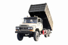 EQ2082 truk sampah khusus off-road_DF Penggerak enam roda klasik 240 dump truk 170 tenaga kuda_2,5 ton meriam baja kecil 6*6 transportasi teknik klasik 25Y