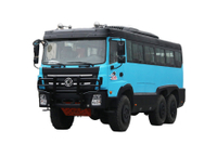DFMobil penumpang 25+2 tempat duduk 210 tenaga kuda penggerak enam roda EQ2100/2102 modifikasi kutipan_18/20/23/28/30/35 tempat duduk produsen minibus nomor telepon_6x6 kendaraan khusus off-road Konfigurasi kustomisasi sasis 240/245/246