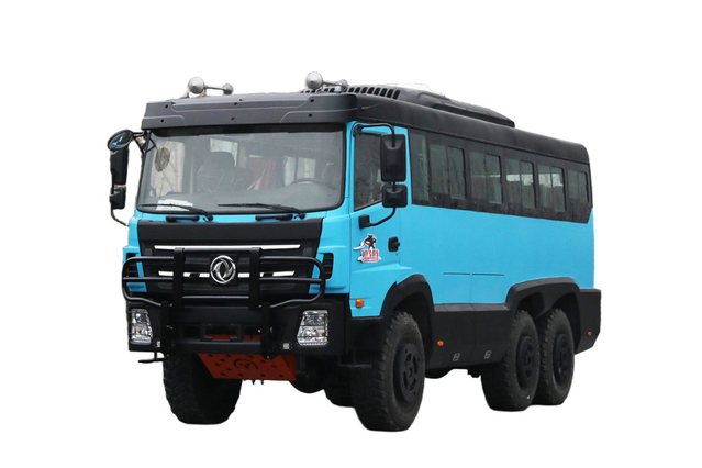 DFMobil penumpang 25+2 tempat duduk 210 tenaga kuda penggerak enam roda EQ2100/2102 modifikasi kutipan_18/20/23/28/30/35 tempat duduk produsen minibus nomor telepon_6x6 kendaraan khusus off-road Konfigurasi kustomisasi sasis 240/245/246