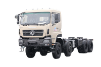 Produsen sasis truk pengangkut gudang 8×8 Cummins 420/Weichai 500/Yuchai 375 tenaga kuda_15/20/25/30/35/40/50/60 ton empat poros sayur-sayuran, buah-buahan, sapi, domba dan babi kustomisasi truk_8×4 depan empat dan delapan belakang DF kutipan platform truk palet ekskavator