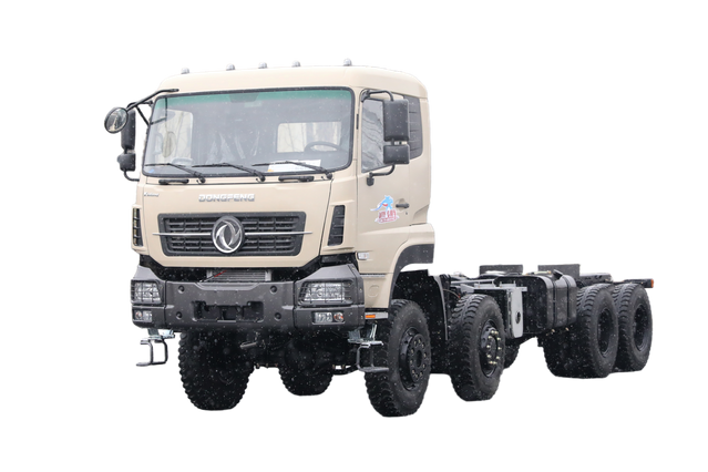 Produsen sasis truk pengangkut gudang 8×8 Cummins 420/Weichai 500/Yuchai 375 tenaga kuda_15/20/25/30/35/40/50/60 ton empat poros sayur-sayuran, buah-buahan, sapi, domba dan babi kustomisasi truk_8×4 depan empat dan delapan belakang DF kutipan platform truk palet ekskavator