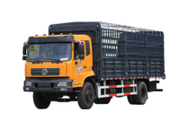 DF Produsen truk pengangkut bak truk hidraulik Yuchai 260 HP 4×2_Cummins/Weichai/Sinotruk Modifikasi sasis kendaraan khusus off-road 4×4 15/10/20 ton kutipan ekspor_Dua gandar dan ban belakang ganda untuk menarik sapi dan domba, konfigurasi pemuatan kargo sayuran dan biji-bijian