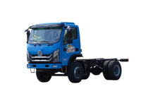 4×2 Cummins 140 HP jarak sumbu roda 3,3 meter DF Sasis kendaraan khusus off-road yang dimodifikasi nomor telepon pabrikan dump/kargo_Truk ringan penggerak empat roda yang dapat disesuaikan Weichai Yuchai 4×4 dump bucket ekspor_Pelat ekskavator kendaraan khusus kecil/pelat datar/van/barel/sanitasi/kendaraan rekayasa/kutipan transportasi gunung