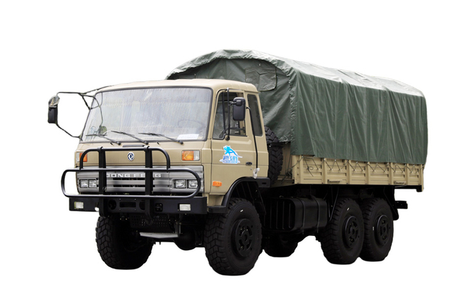 Tiang terpal yang dapat dilepas Cummins 190/Weichai 210 tenaga kuda EQ2102G Produsen truk khusus off-road_Penggerak enam roda gurun 245 kepala datar 153 konfigurasi kendaraan angkut_6×6DF harga kendaraan kargo kendaraan militer klasik