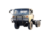 190/210 tenaga kuda EQ2102G truk khusus off-road sasis_penggerak enam roda 245 kepala datar 153 kendaraan angkut_6×6DFkendaraan militer klasik 210 tenaga kuda kendaraan kargo platform kelas dua