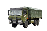 Cummins 190/Weichai 210 tenaga kuda EQ2102G produsen truk khusus off-road_Tiang terpal yang dapat dilepas disesuaikan penggerak enam roda 245 kepala datar 153 konfigurasi truk pengangkut_6×6DF harga kendaraan kargo kendaraan militer klasik