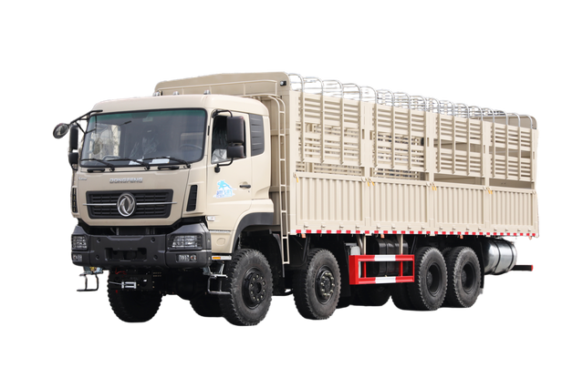 Produsen sasis truk pengangkut gudang 8×8 Cummins 420/Weichai 500/Yuchai 375 truk pagar tenaga kuda_15/20/25/30/35/40/50/60 ton kustomisasi truk sayur, buah, sapi, domba, dan babi empat gandar_8×4 depan empat dan delapan belakang DF kutipan platform truk palet ekskavator